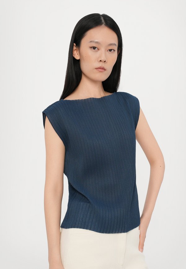 LESLIE - Top - blau2