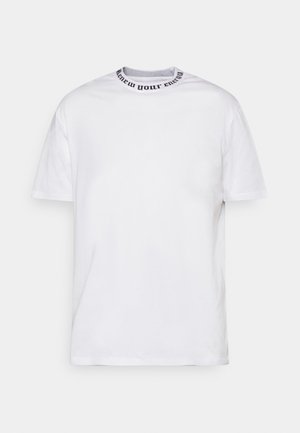 WORDING TEE UNISEX - T-shirts med print - white