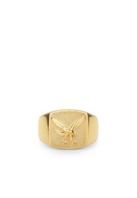 IX STUDIOS IX EAGLE SIGNET - Ringe - gold plated