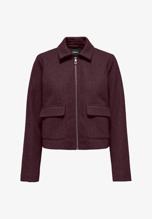 ONLY, ONLVELA ZIP SHORT JACKET OTW - Veste légère - winetasting