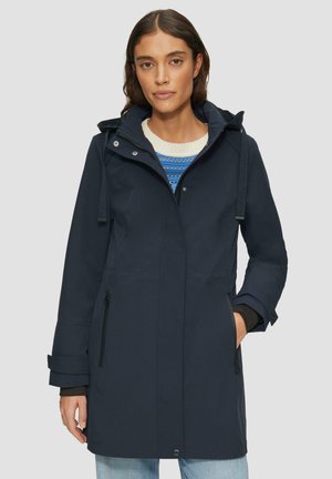 WASSERABWEISENDE MIT KAPUZE - Kurzmantel - navy