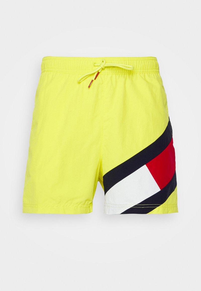 Tommy Hilfiger DRAWSTRING - Calções de banho - magnetic yellow