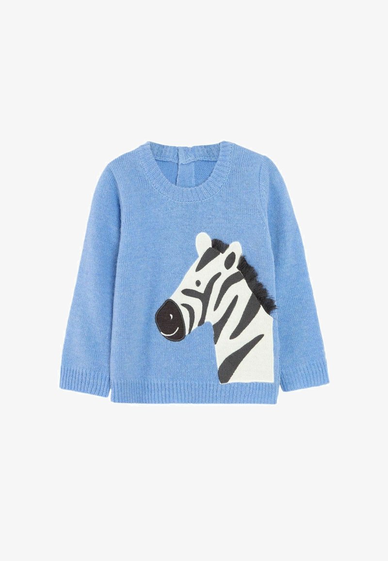 JoJo Maman Bébé ZEBRA - REGULAR FIT - Pulover - blue
