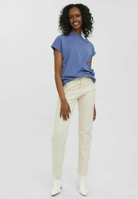Vero Moda Curve VMCEVA FOLD UP SHORT DRESS - Abito a camicia - laurel