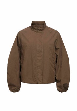 Object, JACKET FUNNEL NECK - Veste légère - seal brown