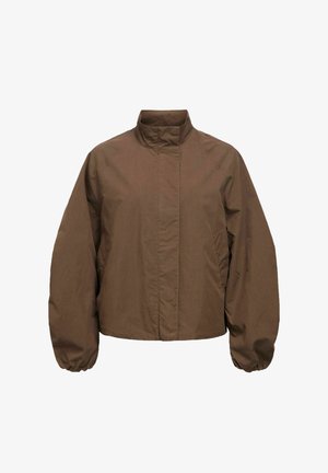 Object, JACKET FUNNEL NECK - Veste légère - seal brown