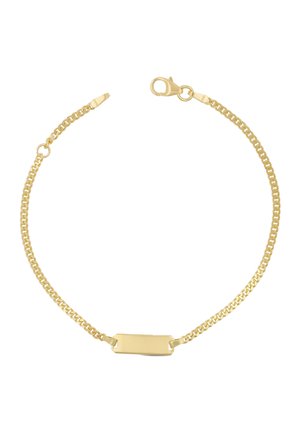 BÉBÉ BRACELET PANZER , 18CM GRAVURPLATTE 2.1CM - Armband - gelbgoldfarben