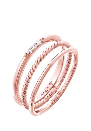 3 PACK - Ringe - rose gold-coloured