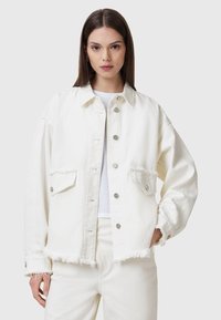 AllSaints - HETTIE FRAY - Denim jacket - off white Thumbnail Image 1