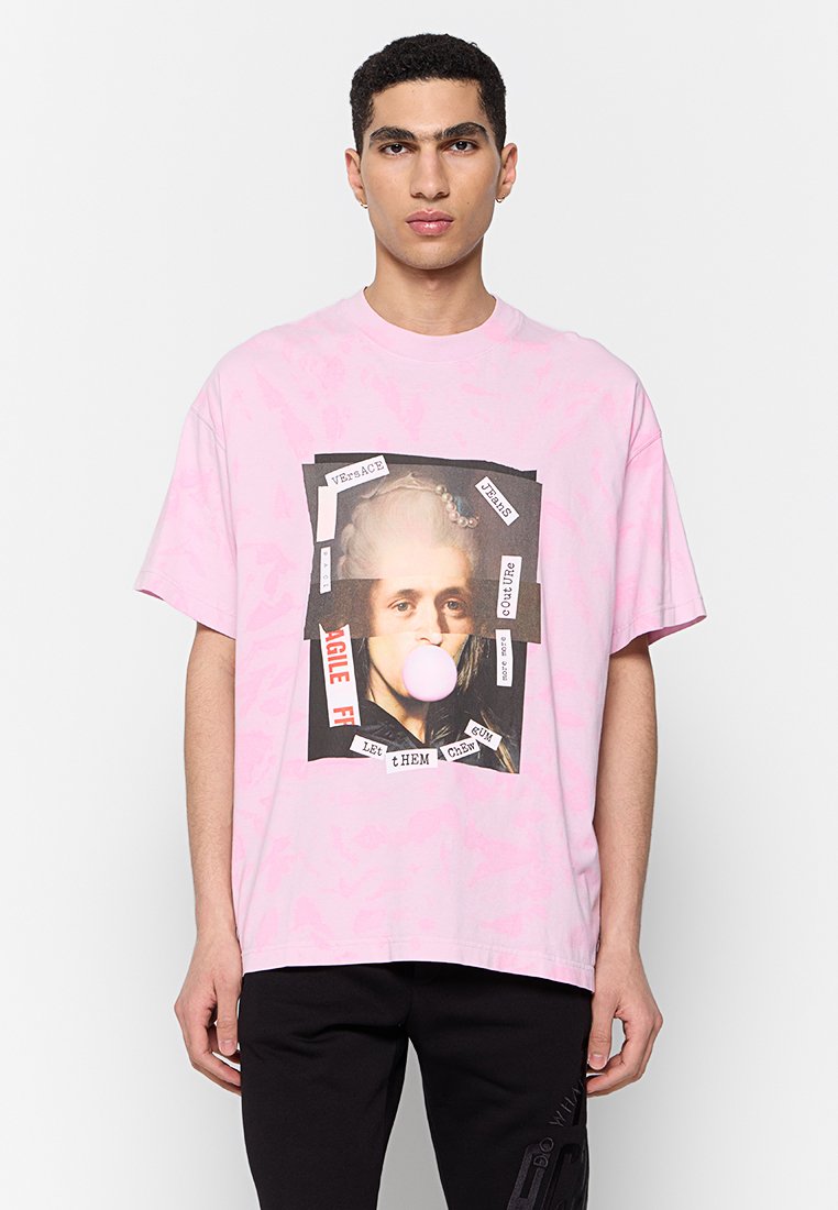 Versace Jeans Couture T-shirt print roze