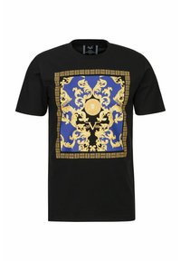 19V69 Italia - RAFAEL GOLDEN - Print T-shirt - black Thumbnail Image 1