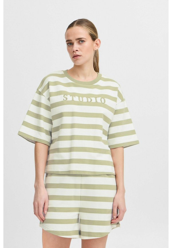 IHOCIE - Print T-shirt - tea stripe