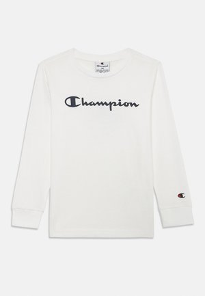 BASICS LONG SLEEVE SHIRT LARGE LOGO UNISEX - T-shirt à manches longues - white