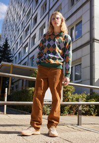 adidas Originals OZWEEGO UNISEX - Αθλητικά παπούτσια - stpanu/lbrown/solred