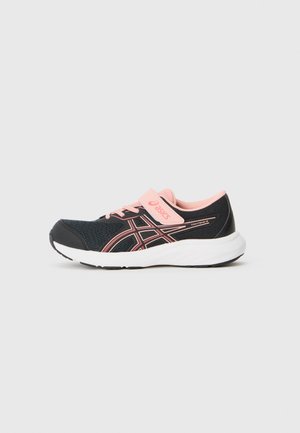 GEL CONTEND 9 UNISEX - Laufschuh Straße - black/dark pink clay