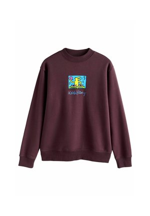 REGULAR FIT - KEITH HARING  CREW - Sweatshirt - burgundy red