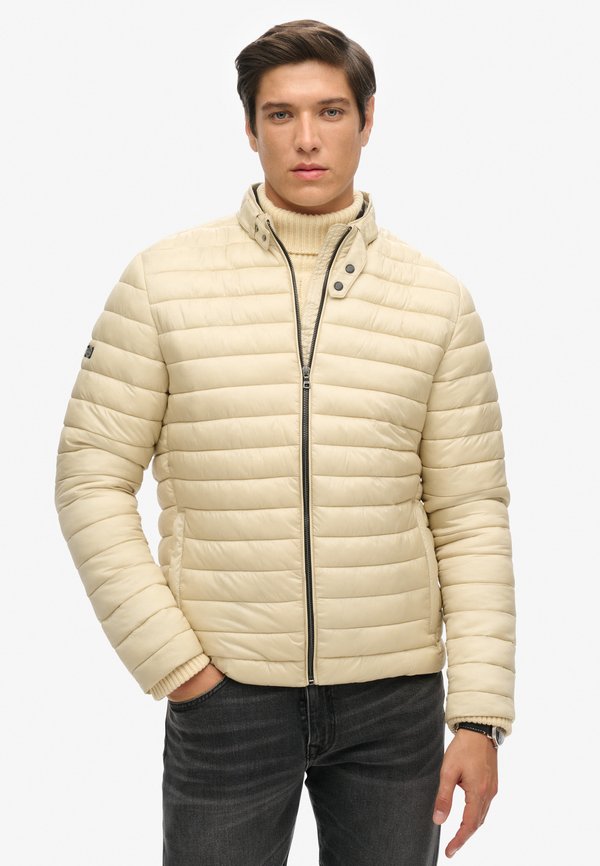 LIGHTWEIGHT SHORT PUFFER - Winterjacke - pelican beige