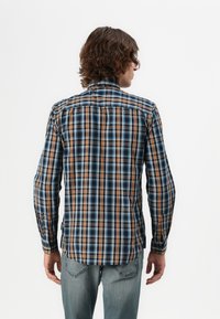 TOM TAILOR CHECKED - Overhemd - navy blue