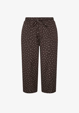 Yours Clothing, PLUS SIZE WIDE LEG TROUSERS - Pantalones - brown