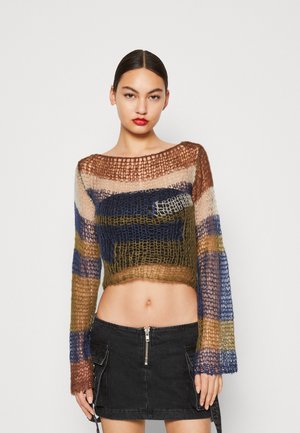 BACKLESS JUMPER - Vesta - multicoloured