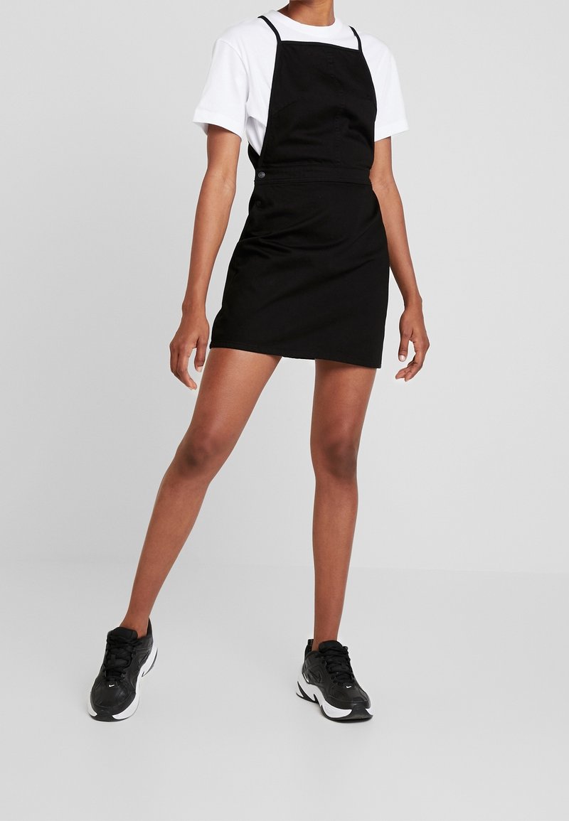 Weekday Denim dress - black denim