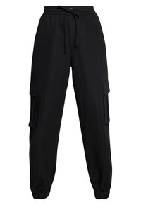 LADIES VISCOSE TWILL CARGO PANTS - Pantalones - black