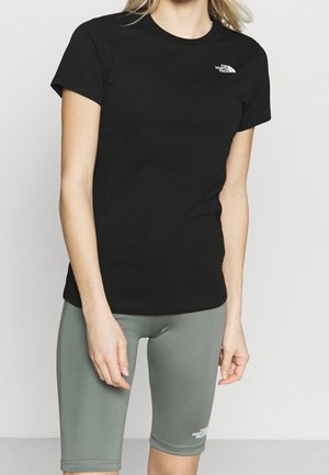 T-shirt med print - black