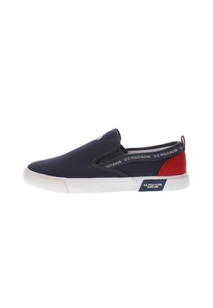 BASTER - Slipper - navy blue red