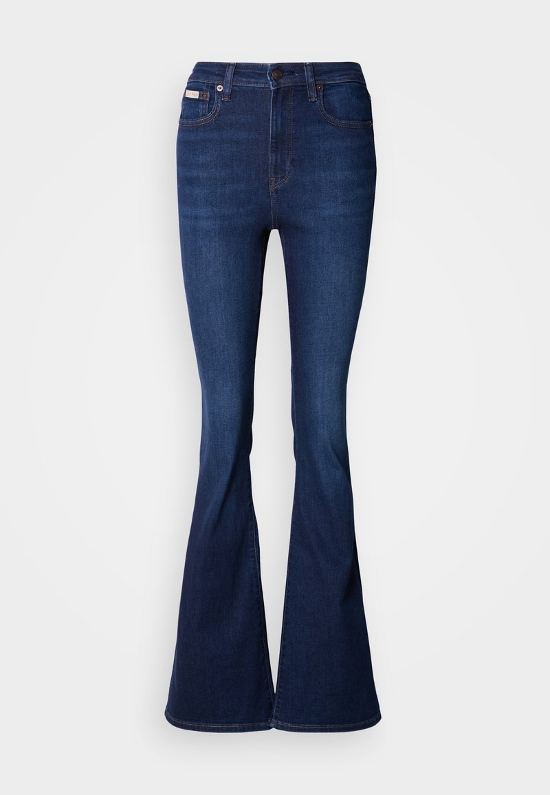 Calvin Klein Jeans Flared Jeans donkerblauw denim Calvin Klein Jeans Flared Jeans donkerblauw denim