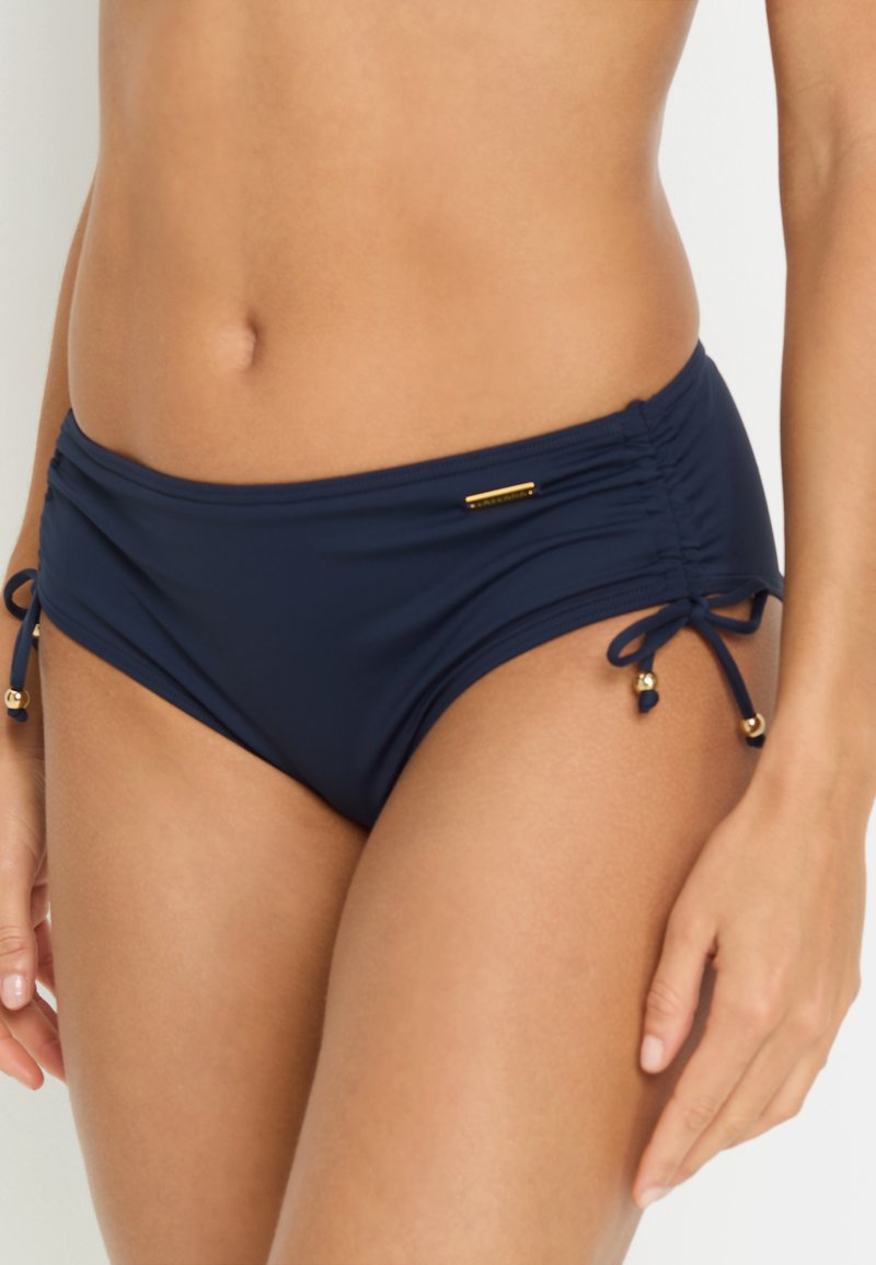 LASCANA - PANTS GATHERED - Bikiniunderdel - navy, Forstørre