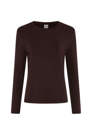 BRAX, STYLE CARINA L - Langærmet T-shirt - brunette