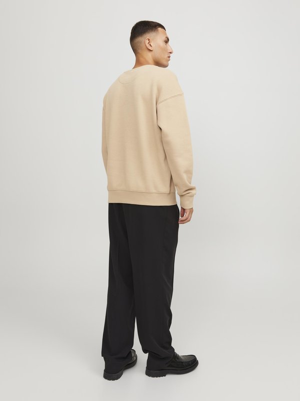 JJESTAR BASIC CREW NECK - Sweatshirt - beige2