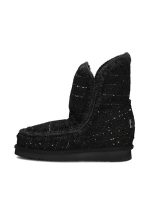 Platform ankle boots - zwart