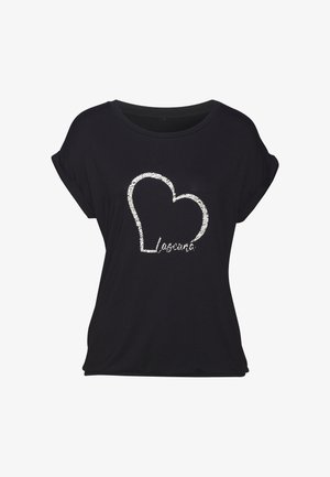 LASCANA KURZARM - T-shirt con stampa - schwarz