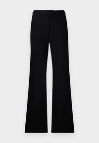 HI RISE SUPER FLARE PANT - Nadrágok - black