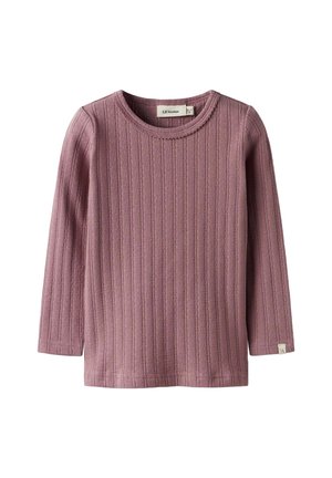 Langærmet T-shirt - nostalgia rose