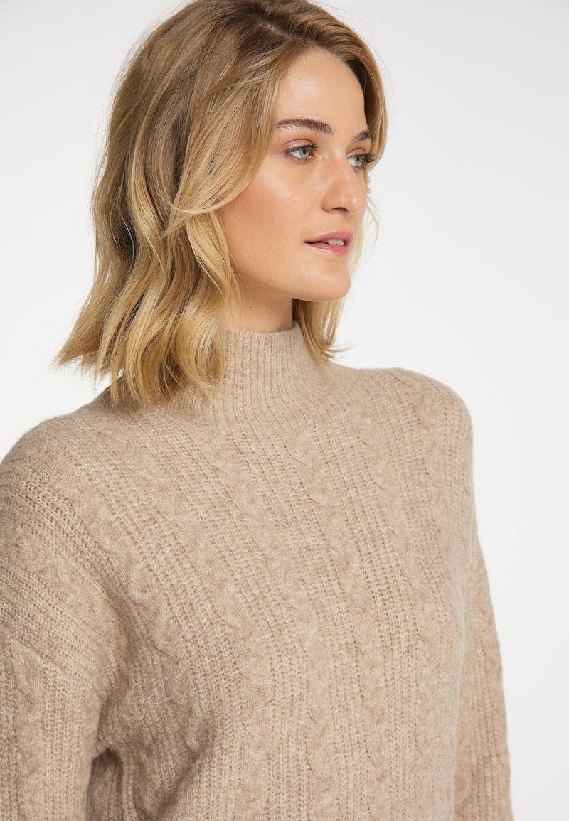 Damen Strickjacken | usha USHA SIVENE Strickpullover beige melange/beige - SJ64088 Damen Strickjacken | usha USHA SIVENE Strickpullover beige melange/beige - SJ64088