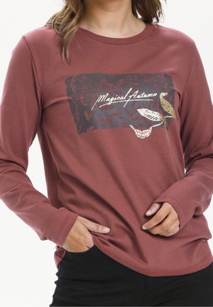 Camiseta de manga larga - bordeaux