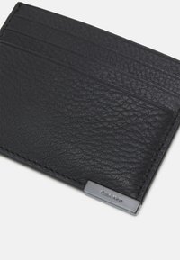 Calvin Klein MODERN PLAQUE CARDHOLDER UNISEX - Portafoglio - black