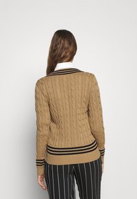 Lauren Ralph Lauren Stickad tröja - camel