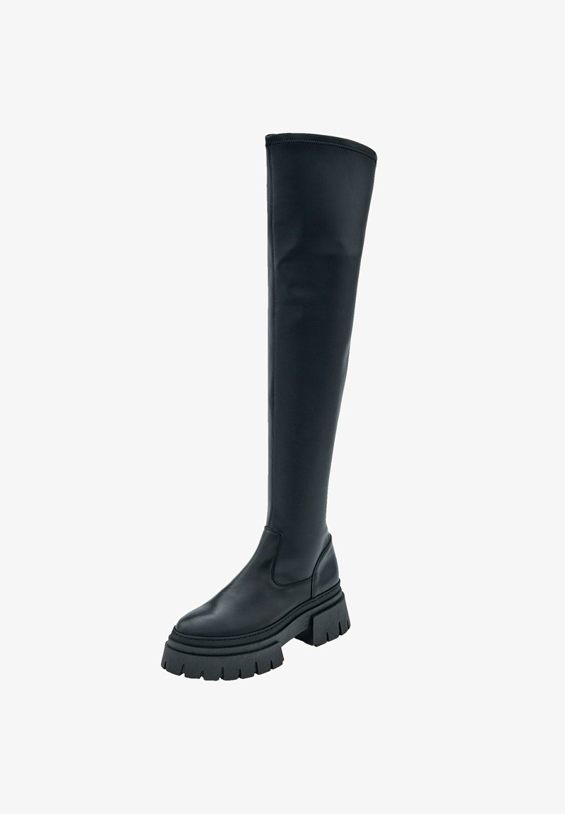 EDITED WISGARD - Platform boots - schwarz