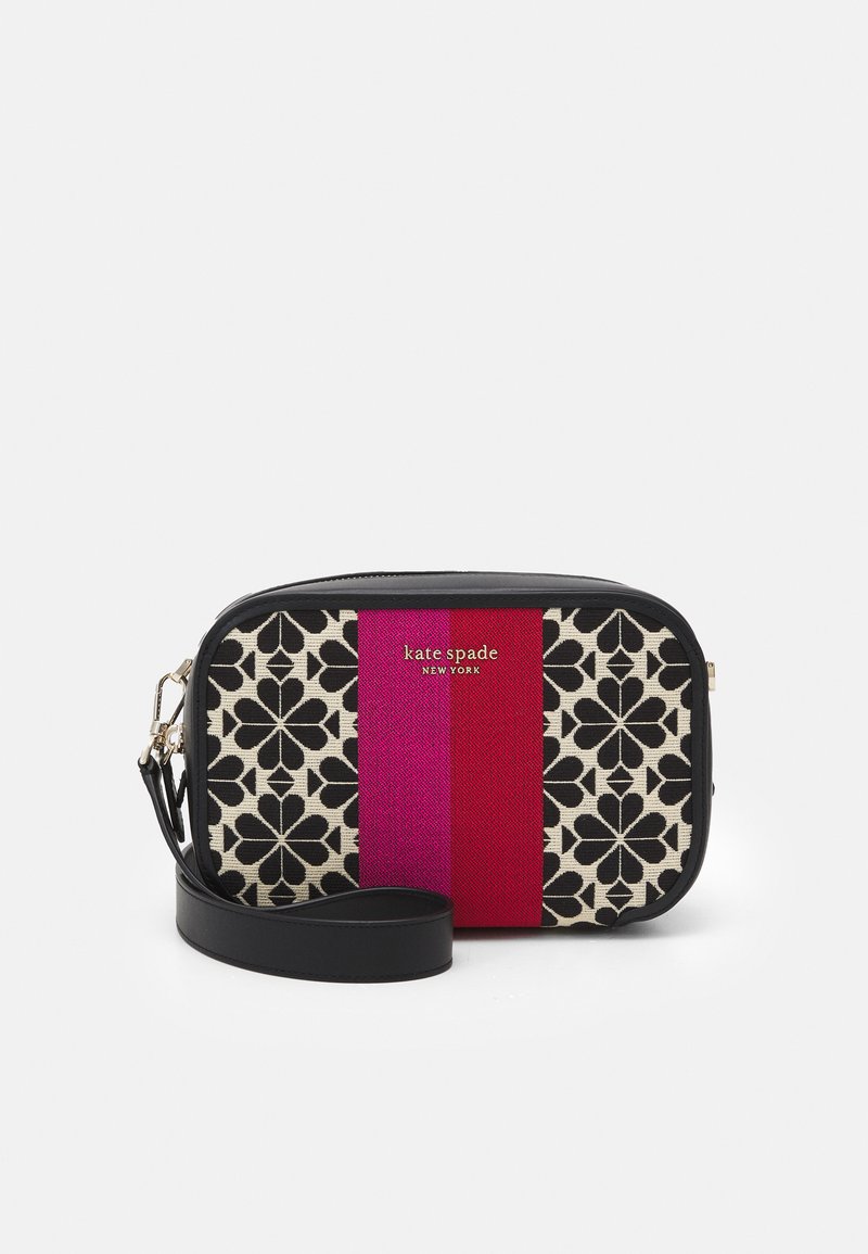 kate spade new york SPADE FLOWER STRIPE MEDIUM CAMERA BAG Bandolera