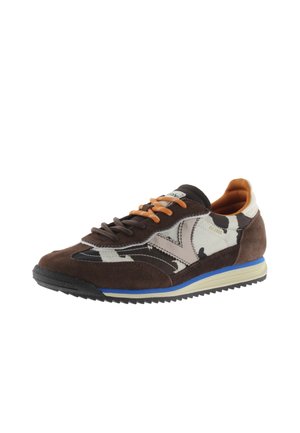 Victoria Berlin Donna - Sneaker In Pelle E Camoscio, Suola Colorata, Stile Vintage (1126204)