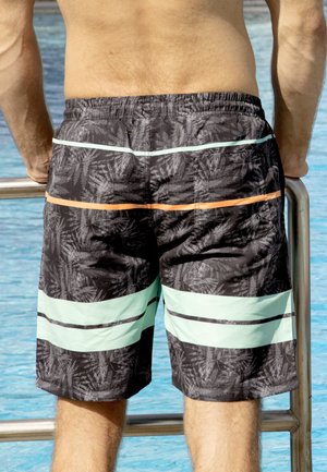 BEACTIVE NIGHT JUNGLE  - Swimming shorts - schwarz