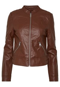 Vero Moda Imitatieleren jas - brown