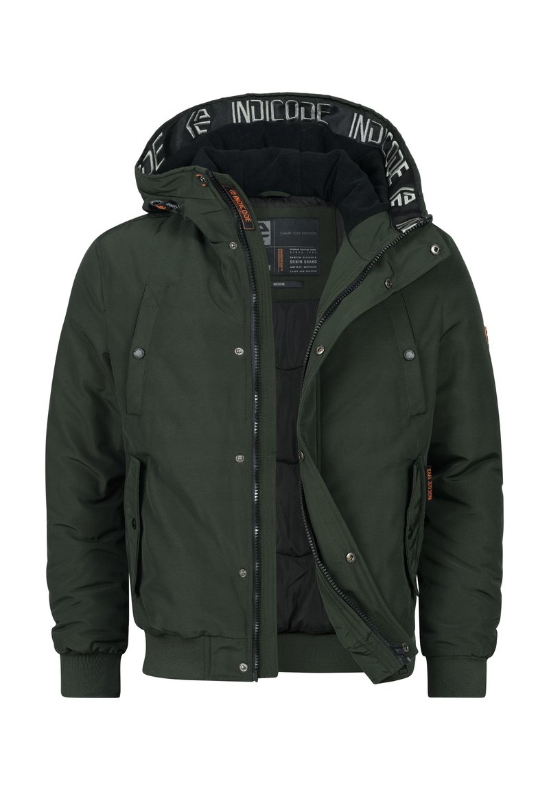 INDICODE JEANS ALBANOS - Winterjacke - army/dunkelgrün - Zalando