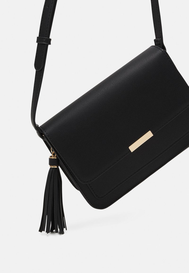 Sac à Main Bandoulière Noir - Taille Medium - Sans Marque