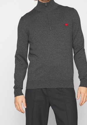 Stickad tröja - dark grey
