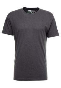 Unselected, dark grey melange