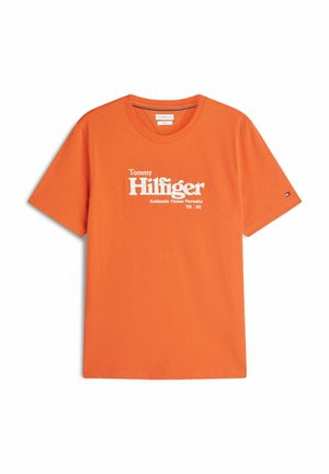 Tommy Hilfiger, T-shirt con stampa - brilliant orange